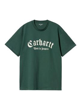 Camiseta Hombre Carhartt WIP Onyx Verde