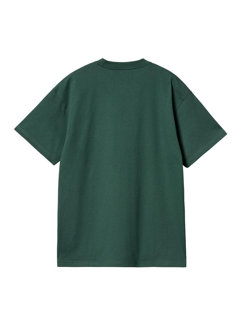 Camiseta Hombre Helly Hansen Logo Verde Oliva