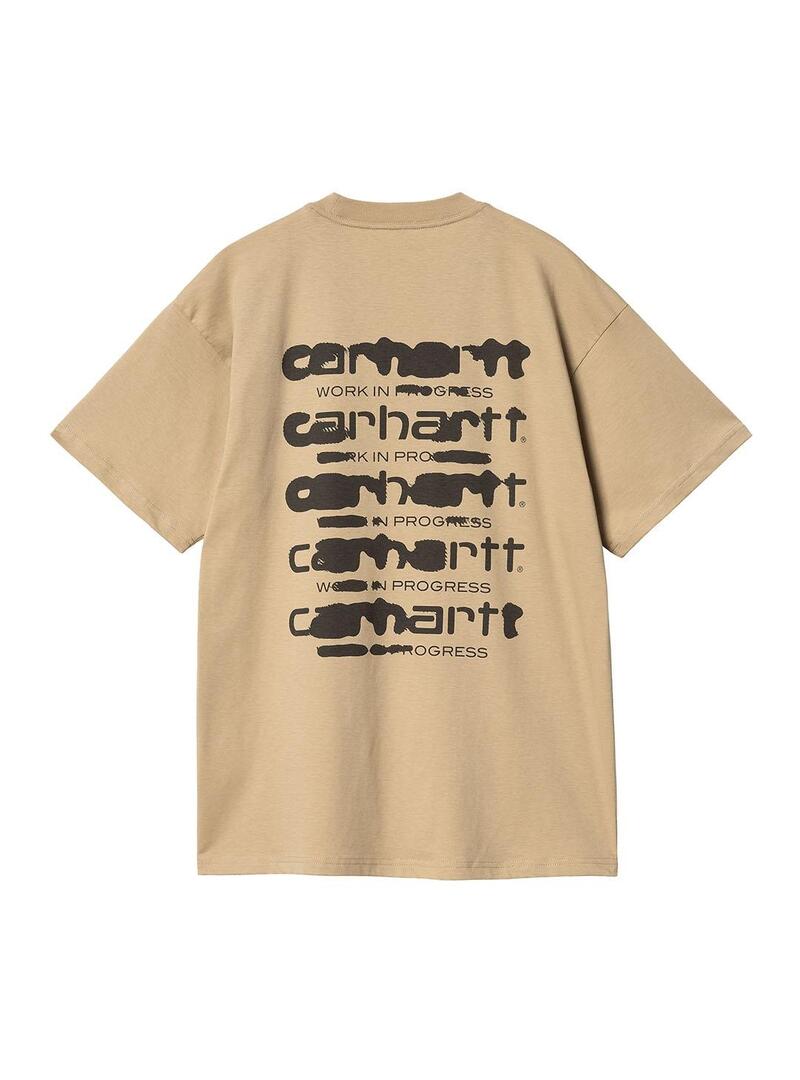 Camisetas Hombre Carhartt WIP Ink Bleed Marron