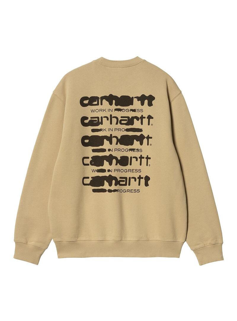 Sudadera Carhartt Wip Hooded Wiles Marrón Hombre