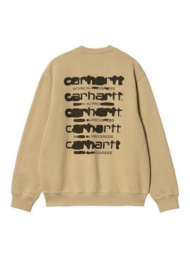 Sudadera Hombre Carhartt WIP Ink Bleed Marron