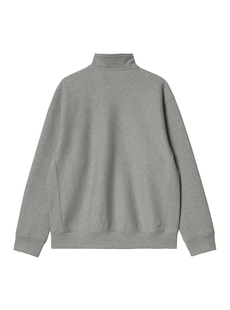 Sudadera Hombre Carhartt WIP Half Zip American Gri