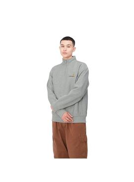 Sudadera Hombre Carhartt WIP Half Zip American Gri