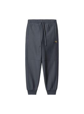 Pantalón Hombre Carhartt WIP American Script Azul