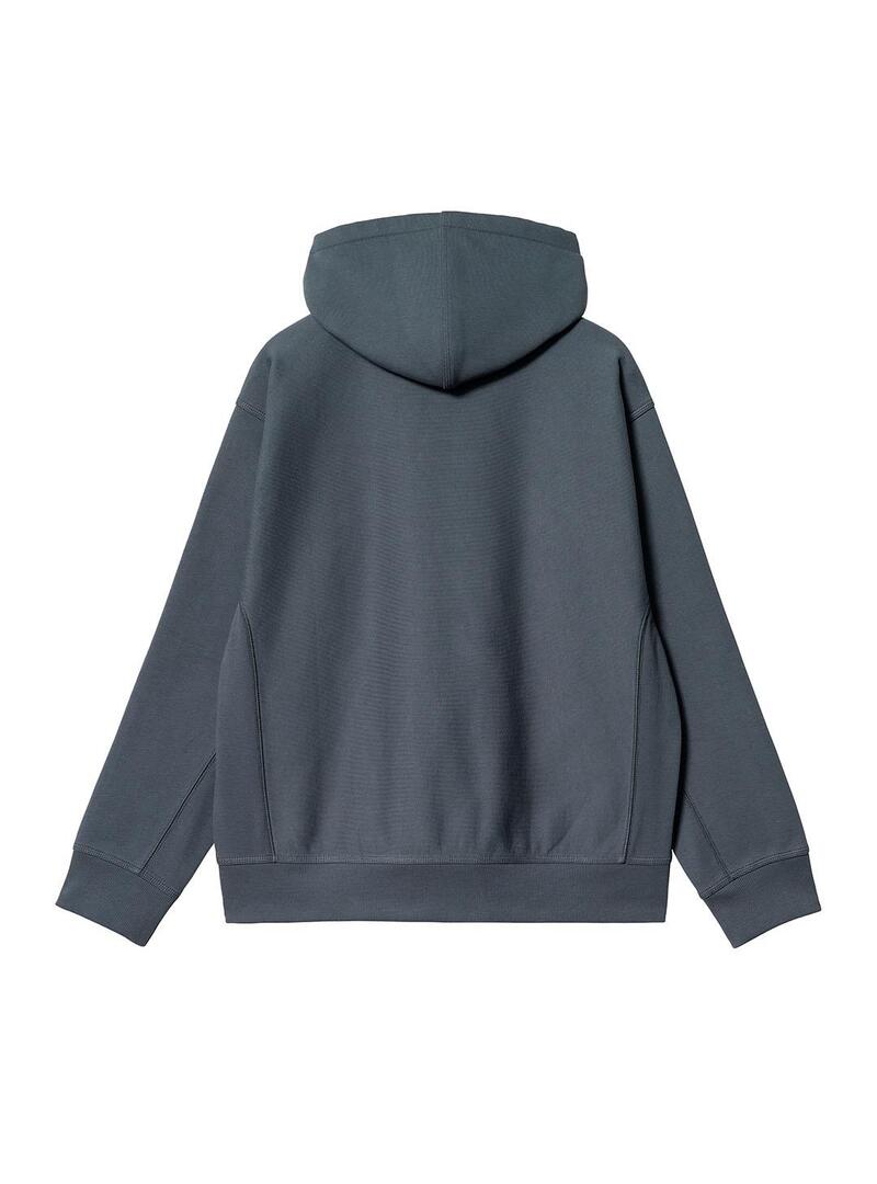 Sudadera Hombre Carhartt WIP American Script Azul