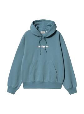 Sudadera Mujer Carhartt WIP Ink Bleed Azul