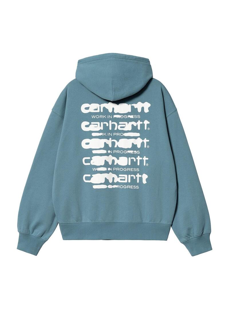 Sudadera Mujer Carhartt WIP Ink Bleed Azul