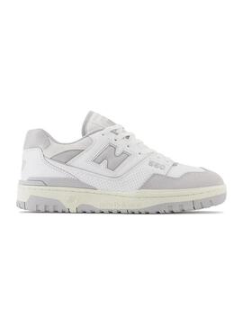 Zapatilla Unisex New Balance 550 Blanca Gris