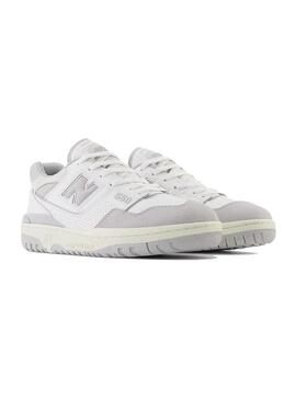 Zapatilla Unisex New Balance 550 Blanca Gris