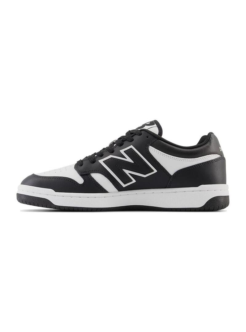 Zapatilla Unisex New Balance 480 Blanca Negra