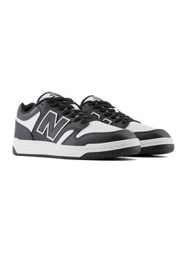 Zapatilla Unisex New Balance 480 Blanca Negra