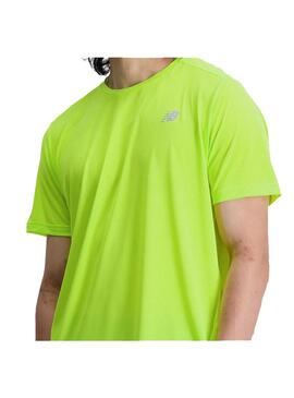 Camiseta Hombre New Balance Accelerete Fluor