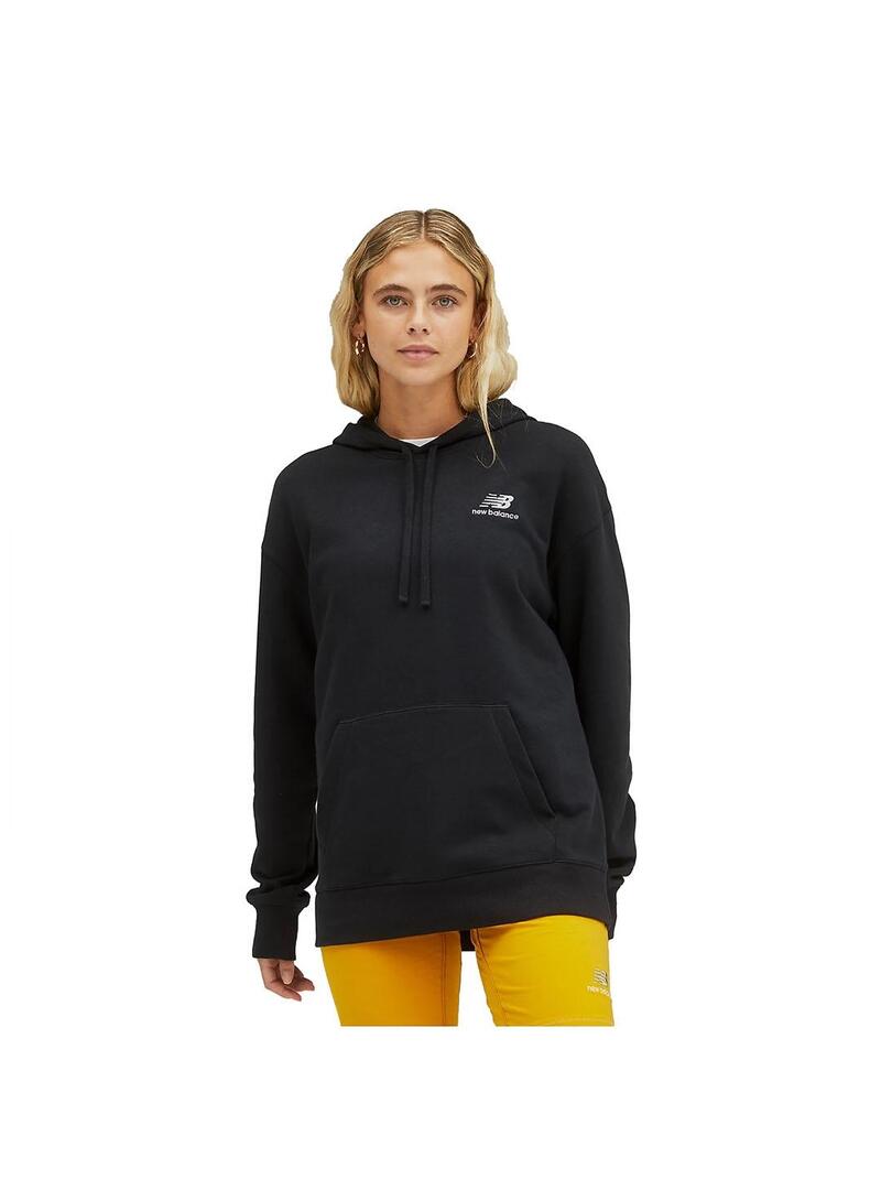 Sudadera Unisex New Balance Uni-Ssentials Negra