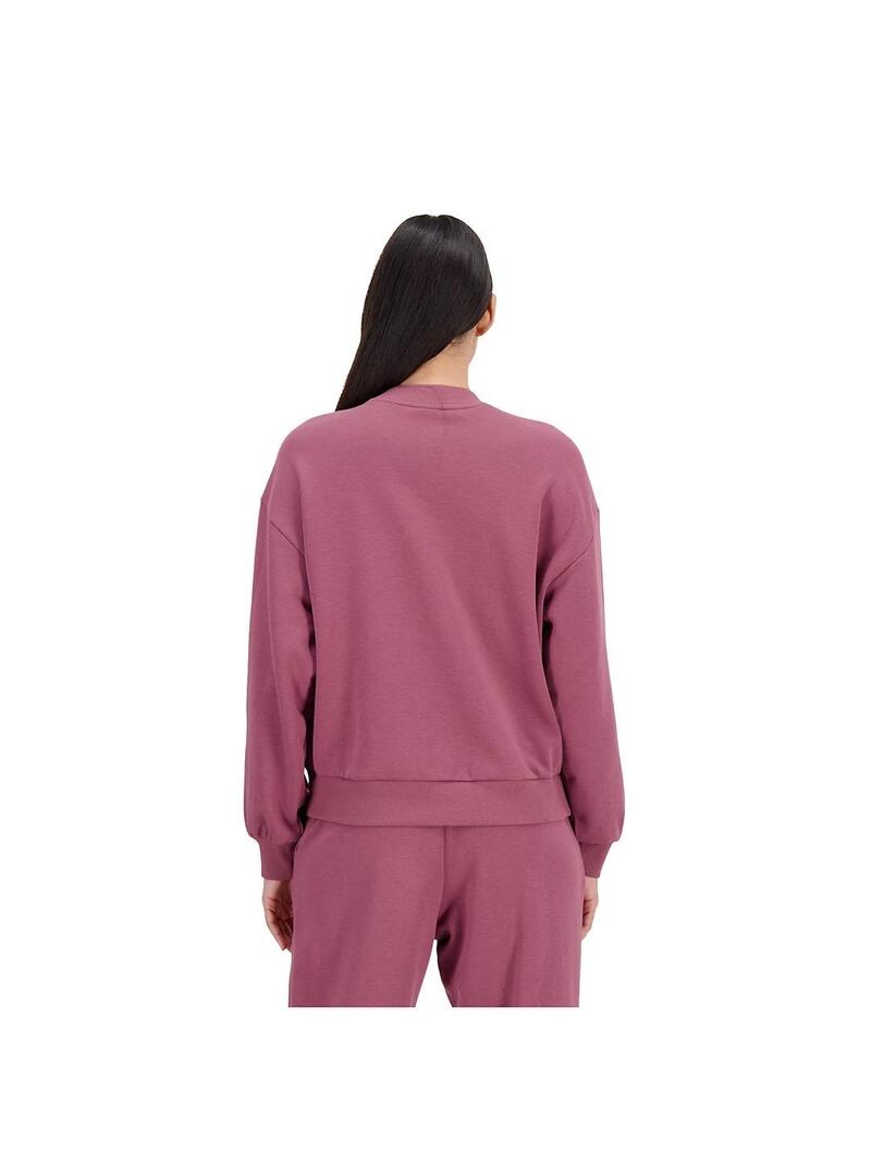 Sudadera Mujer New Balance Ess Granate