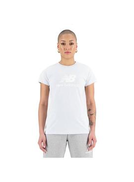 Camiseta  Mujer New Balance Ess Celeste