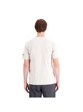 Camiseta Hombre New Balance Ess Beige