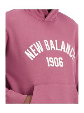 Sudadera Hombre New Balance Ess Granate