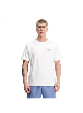 Camiseta Hombre New Balance Graphic Blanca