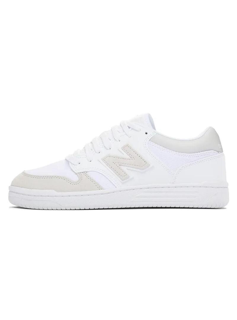 Zapatilla Hombre New Balance 480 Blanca Gris