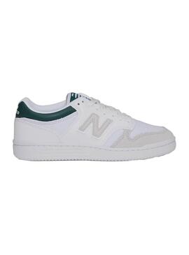 Zapatilla Hombre New Balance 480 Blanco Verde