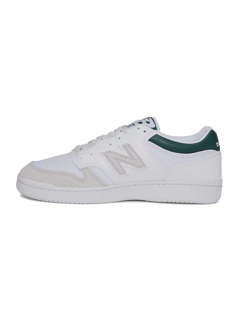 Zapatilla Hombre New Balance 480 Blanco Verde