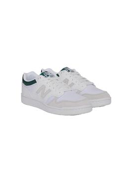 Zapatilla Hombre New Balance 480 Blanco Verde