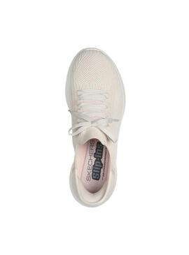 Zapatilla Mujer Skechers Ultra Flex 3.0 Slip Beige