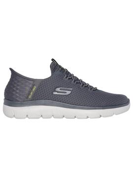 Zapatilla Hombre Skechers Summits Slip Gris