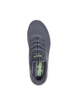 Zapatilla Hombre Skechers Summits Slip Gris