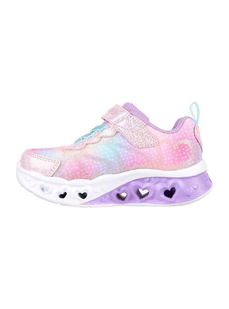 Zapatilla Baby Skechers Flutter Multicolor