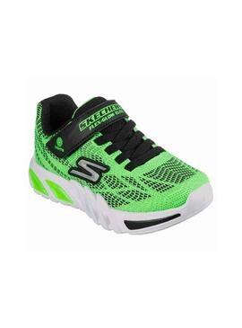 Zapatilla Baby Skechers Flex-Glow Flúor