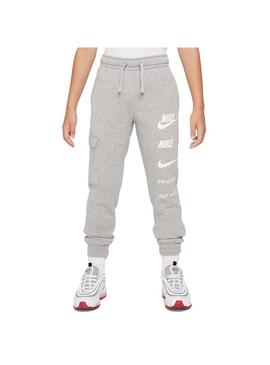 Pantalon Niñ@ Nike Nsw Cargo Gris
