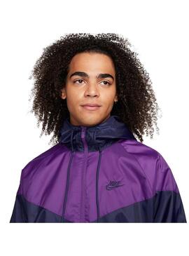 Sudadera Hombre Nike Wvn Morada