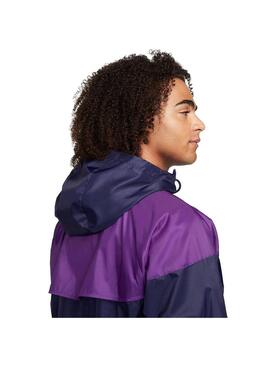 Sudadera Hombre Nike Wvn Morada