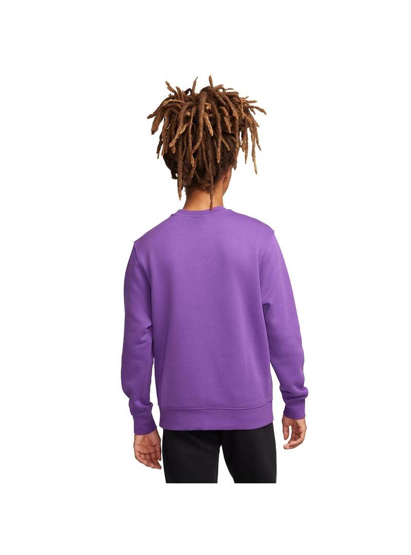 Sudadera Hombre Nike Club   Violeta