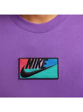 Sudadera Hombre Nike Club + Violeta