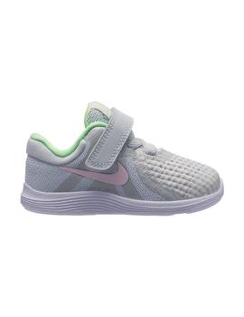 Zapatilla Nike Revolution Gris Bebe