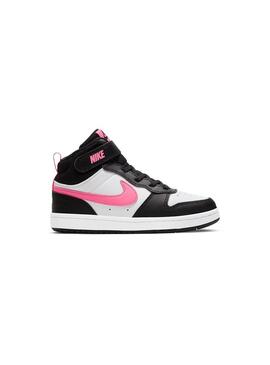Zapatilla Niñ@ Nike Courth Borough Mid Blanca Ne