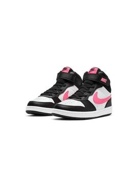 Zapatilla Niñ@ Nike Courth Borough Mid Blanca Ne
