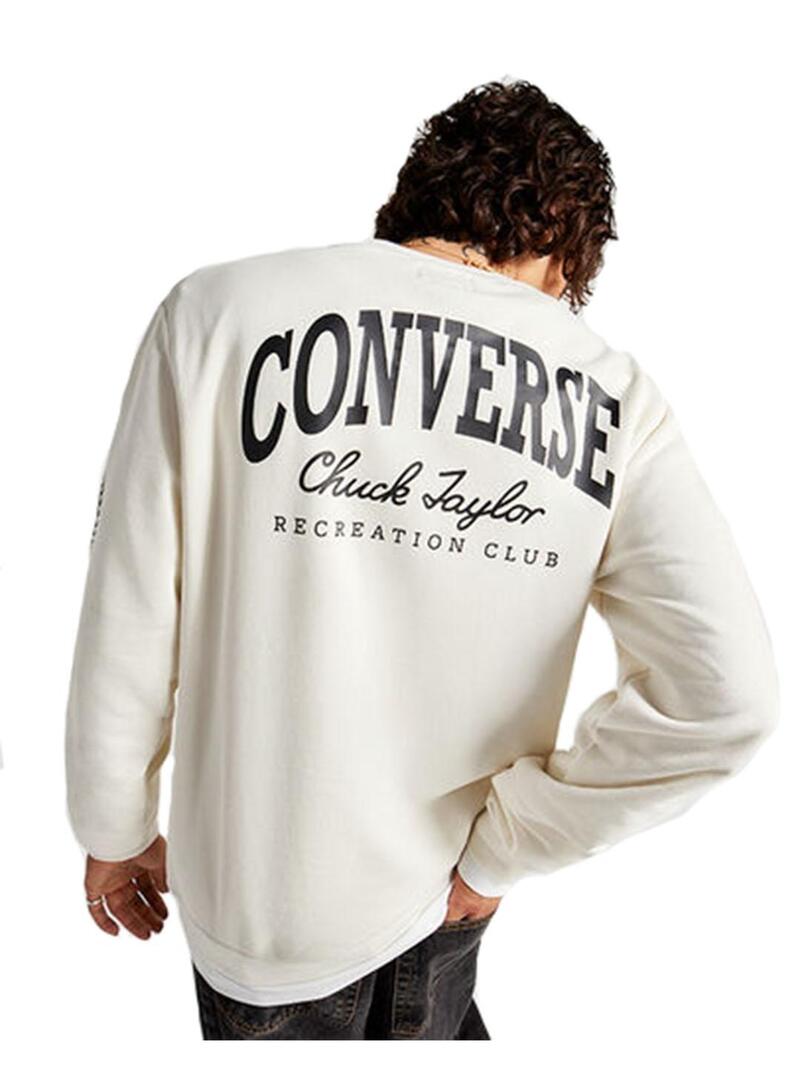 Sudadera Hombre Converse All Atar Old Skool Beige