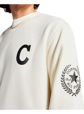 Sudadera Hombre Converse All Atar Old Skool Beige