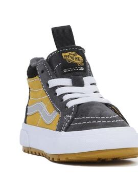 Zapatillas Baby Vans Sk8-hi Mte Gris Amarillo