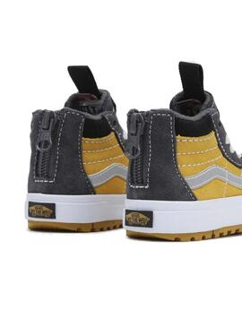 Zapatillas Baby Vans Sk8-hi Mte Gris Amarillo