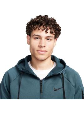 Sudadera Hombre Nike Tf Hd Fz Verde