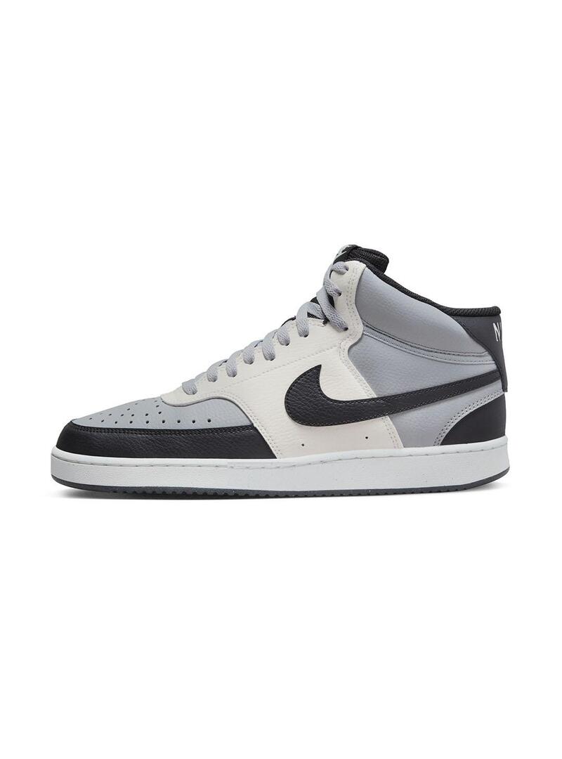 Zapatilla Hombre Nike Court Vision Blanca Gris