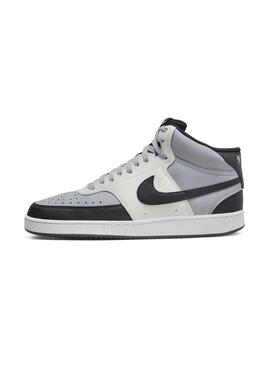 Zapatilla Hombre Nike Court Vision Blanca Gris