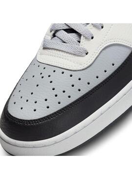 Zapatilla Hombre Nike Court Vision Blanca Gris