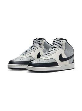 Zapatilla Hombre Nike Court Vision Blanca Gris