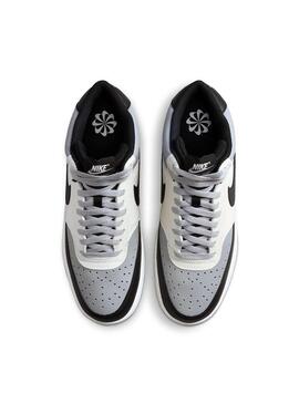 Zapatilla Hombre Nike Court Vision Blanca Gris