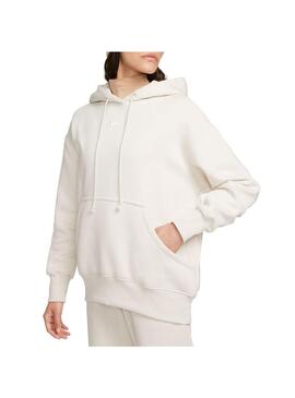 Sudadera Mujer Nike Nsw Phnx Beige